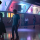 Isabel (Salma Hayek) and Greg (Owen Wilson) skate away from reality in Bliss.